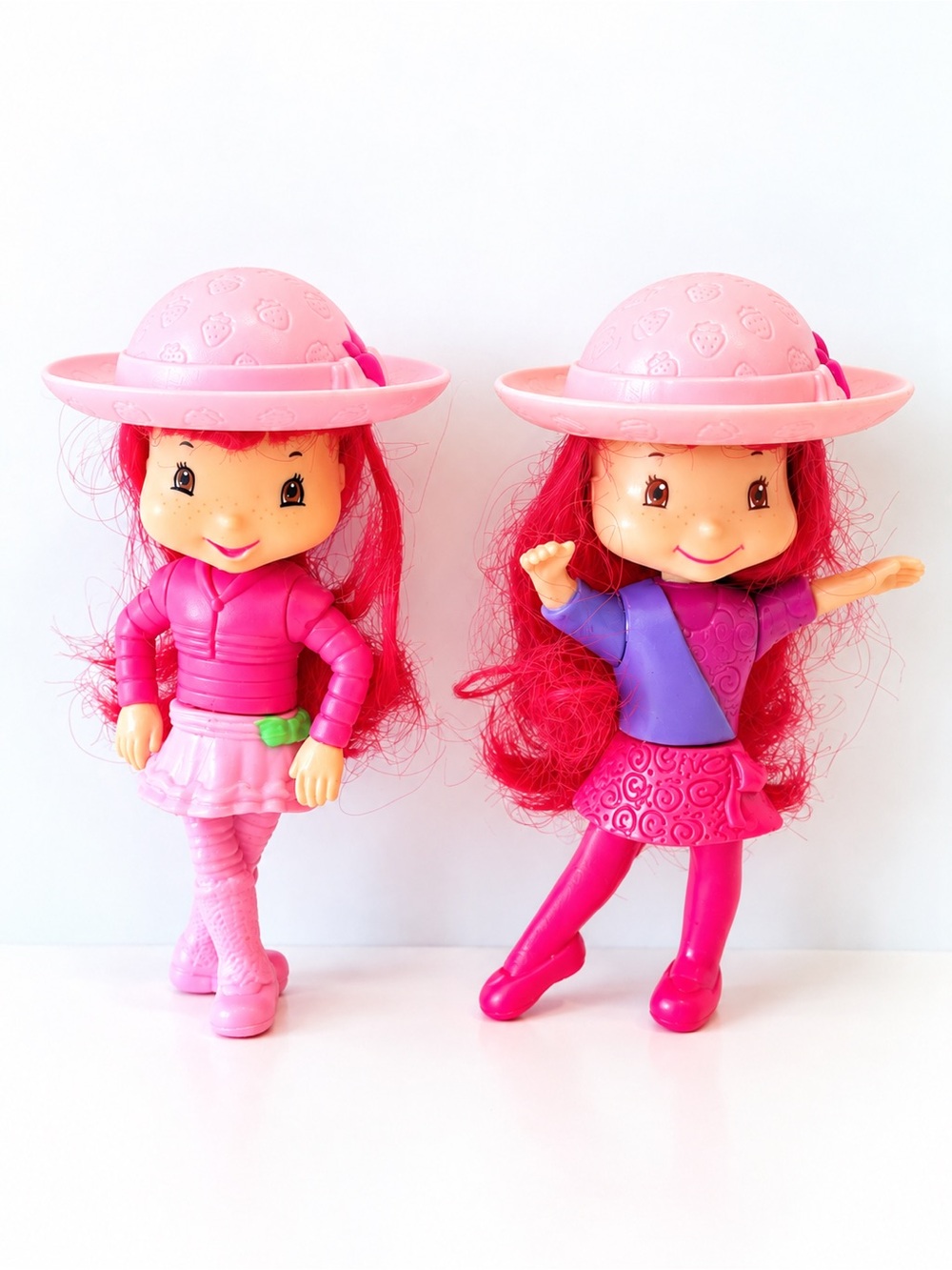 2007 McDonald’s Strawberry Shortcake Happy Meal Mini Doll Figures Lot of 2